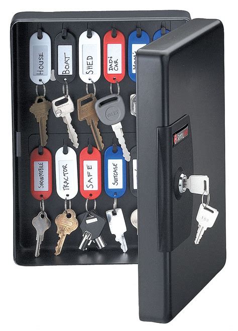 key box wall mount steel gloss black|Sentry Safe Key Box, Wall Mount, Steel, Gloss, Black.